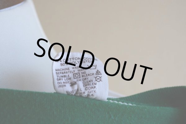 画像10: 1970s〜 RUSSELL 無地バインダーネックTシャツ　 表記L  (10)