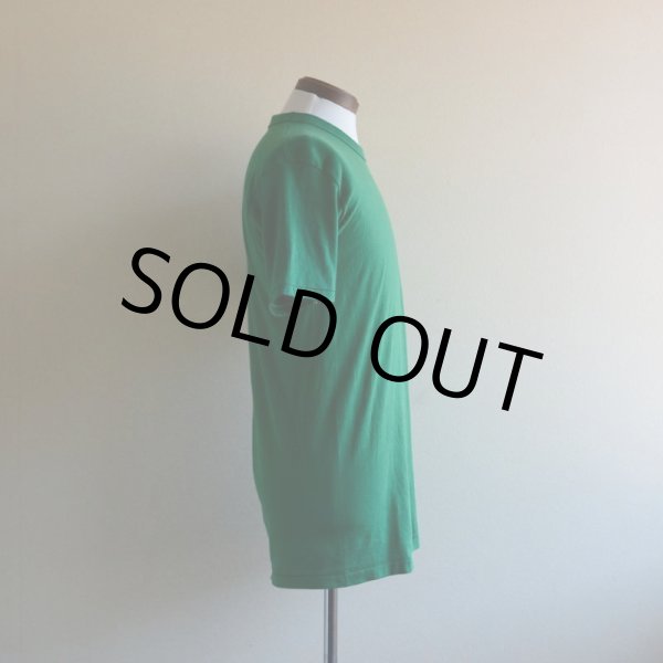 画像2: 1970s〜 RUSSELL 無地バインダーネックTシャツ　 表記L  (2)