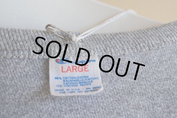 画像5: 1980s Champion 88/12カレッジTシャツ  表記L  (5)