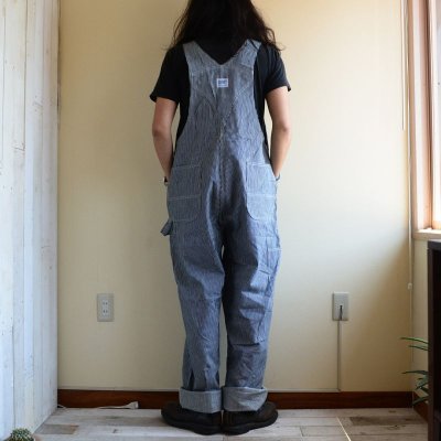 画像3: 1970s LIBERTY OVERALLS ヒッコリーオーバーオール　 DEAD STOCK　 表記w44 