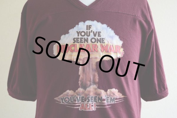 画像7: 1980s フットボールTシャツ　 両面プリント　 表記M  (7)