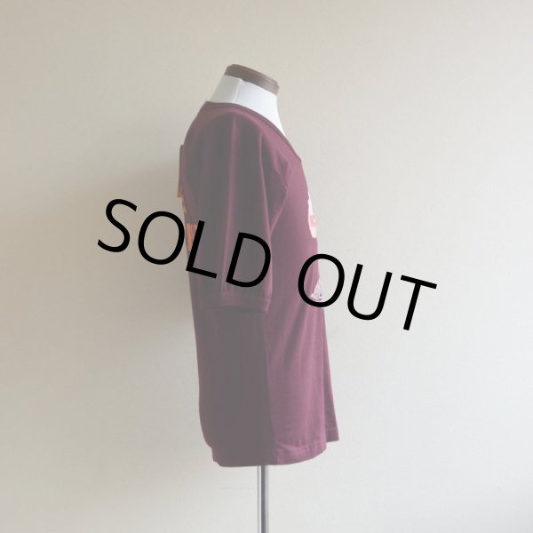 画像2: 1980s フットボールTシャツ　 両面プリント　 表記M  (2)