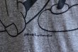 画像8: 1980s  MICKEY MOUSE リンガーTシャツ　 杢灰×黒　 表記L  (8)
