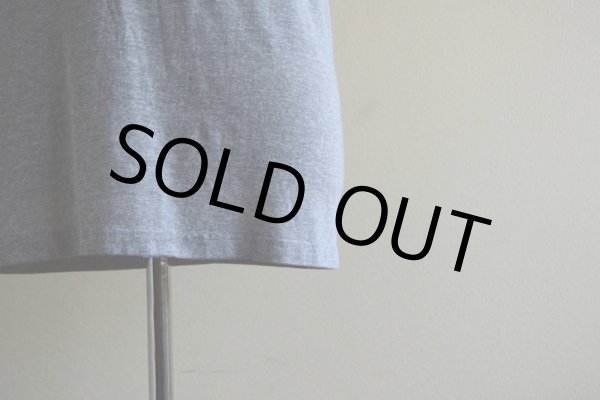 画像10: 1980s  MICKEY MOUSE リンガーTシャツ  杢灰×黒  表記L  (10)