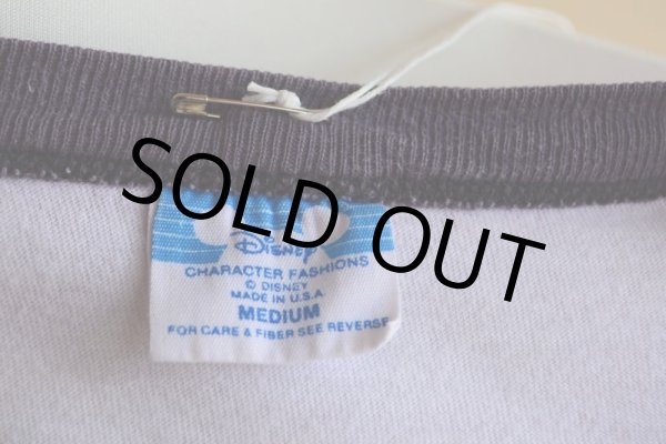 画像12: 1980s  MICKEY MOUSE リンガーTシャツ  表記M  (12)