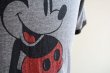 画像9: 1980s  MICKEY MOUSE リンガーTシャツ　 杢灰×黒　 表記L  (9)