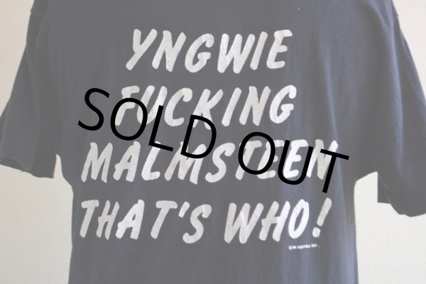画像11: 1980s  YNGWIE MALMSTEEN  Tシャツ  表記L  (11)