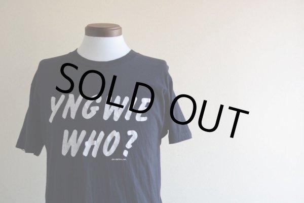 画像6: 1980s  YNGWIE MALMSTEEN  Tシャツ  表記L  (6)