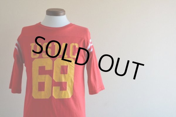 画像6: 1970s ARTEX USMCフットボールTシャツ　 ナンバリング“69”　 表記M  (6)