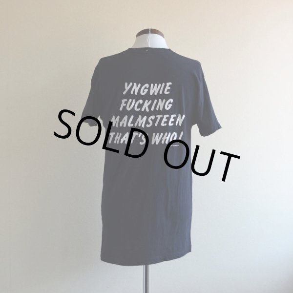 画像3: 1980s  YNGWIE MALMSTEEN  Tシャツ  表記L  (3)