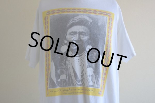 画像7: 1990s〜 Chief Joseph Tシャツ  表記L  (7)