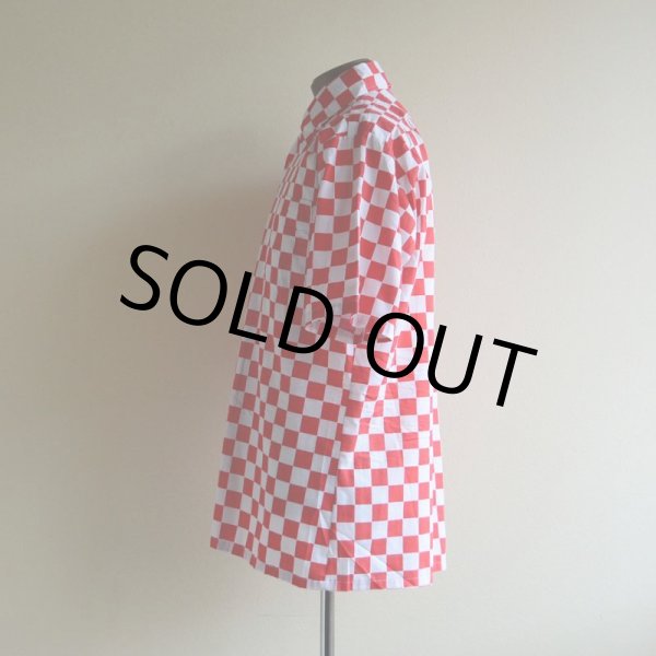 画像4: 1970s チェッカーフラッグシャツ  表記M  (4)