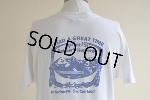 画像10: 1980s BALMER'S HERBERGE Tシャツ　 両面染み込みプリント　 表記L  (10)