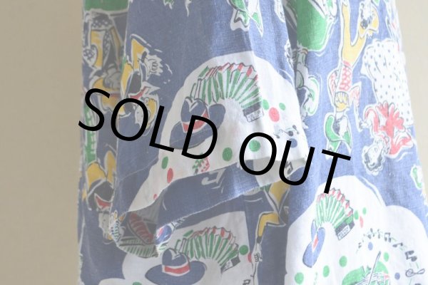 画像10: 1990s DKNY ダンシングカウボーイ柄リネンシャツ　 表記P  (10)