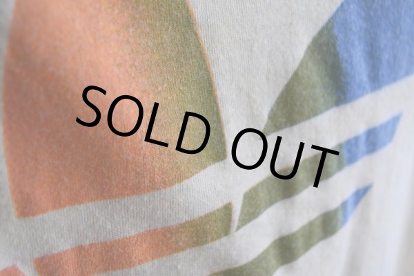 画像11: 1980s adidas レインボートレフォイルTシャツ　 バックプリント　 表記M  (11)