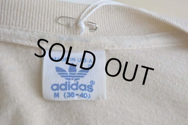 画像12: 1980s adidas レインボートレフォイルTシャツ　 バックプリント　 表記M  (12)