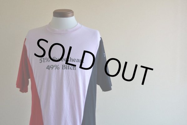 画像6: 1980s 51％ Sweetheart 49％ Bitch Tシャツ　 表記XL  (6)