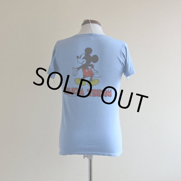 画像3: 1970s MICKEY MOUSE 両面プリントTシャツ　 表記S  (3)