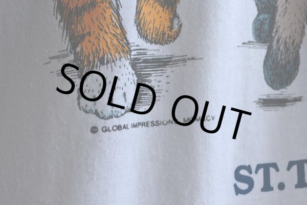 画像8: 1990s ネコ両面プリントTシャツ　 表記L  (8)