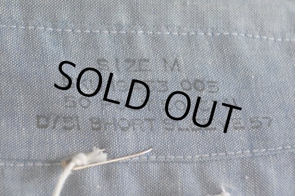 画像12: 1970s SEARS シャンブレーシャツ  表記M  (12)