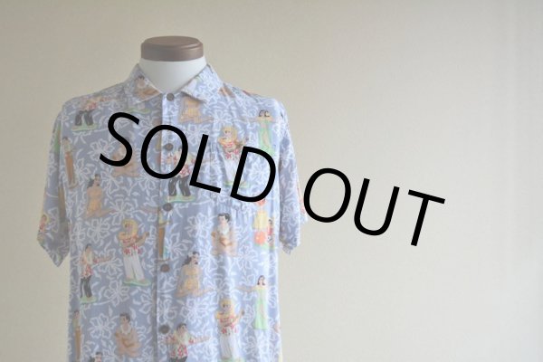 画像7: 1980s reyn spooner レーヨンアロハシャツ　 実寸M  (7)