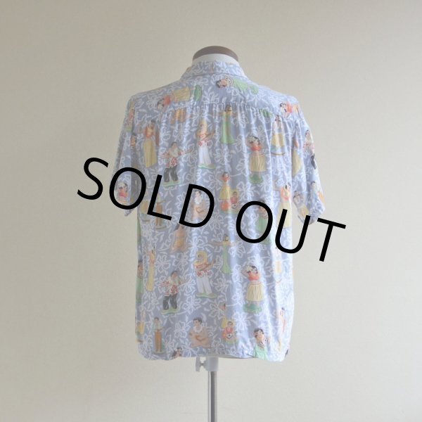 画像3: 1980s reyn spooner レーヨンアロハシャツ　 実寸M  (3)