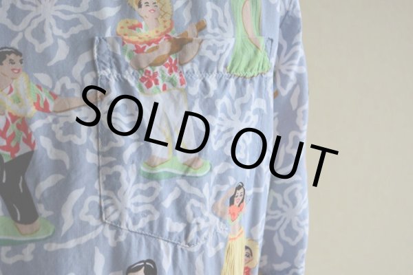 画像10: 1980s reyn spooner レーヨンアロハシャツ　 実寸M  (10)