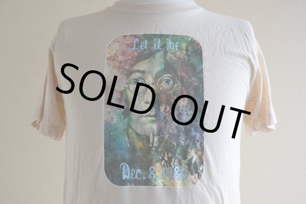 画像7: 1980s John Lennon Dec.8,1980 Tシャツ　 表記SM  (7)