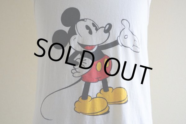 画像7: 1980s  MICKEY MOUSE タンクトップ　 表記M  (7)