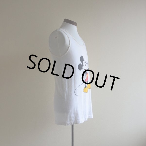 画像2: 1980s  MICKEY MOUSE タンクトップ　 表記M  (2)