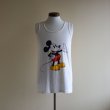 画像1: 1980s  MICKEY MOUSE タンクトップ　 表記M  (1)