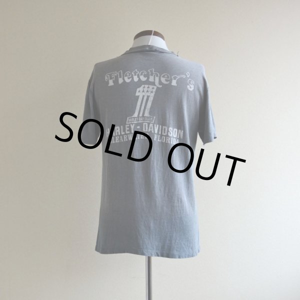 画像3: 1970s Harley-Davidson Tシャツ　 EAGLE ＆ No.1 LOGO　 表記M  (3)