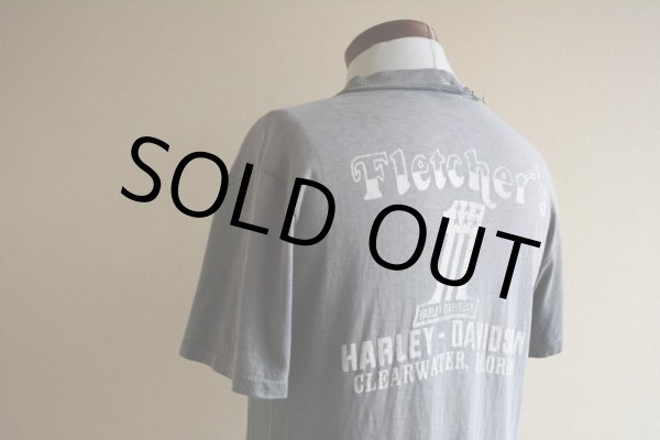 画像10: 1970s Harley-Davidson Tシャツ　 EAGLE ＆ No.1 LOGO　 表記M  (10)
