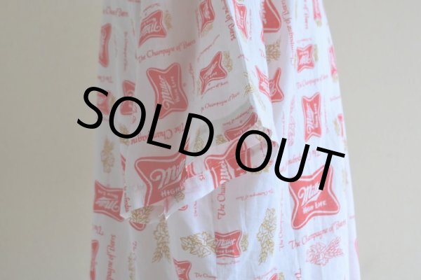 画像9: 1970s Miller Beer 総柄シャツ　 表記L  (9)