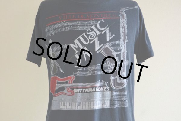 画像7: 1980s MONTREAL MUSIC JAZZ Tシャツ　 実寸M  (7)
