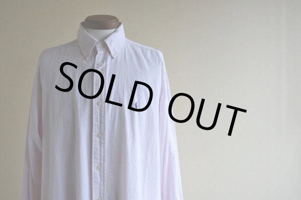 画像6: RalphLauren シアサッカーBDシャツ　 表記XL  (6)