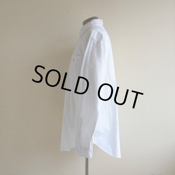 画像4: RalphLauren オックスフォードBDシャツ　 ポケット付き　 表記L  (4)