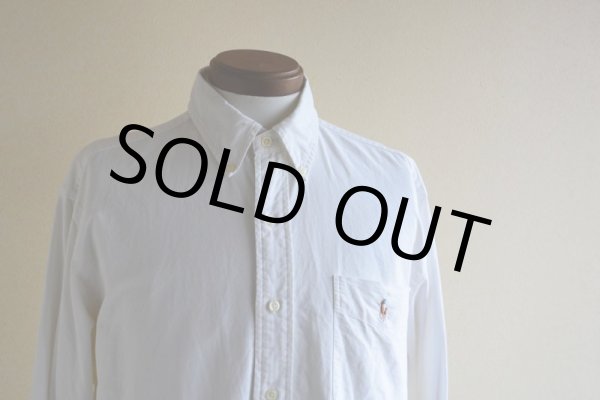 画像5: RalphLauren オックスフォードBDシャツ　 ポケット付き　 表記L  (5)