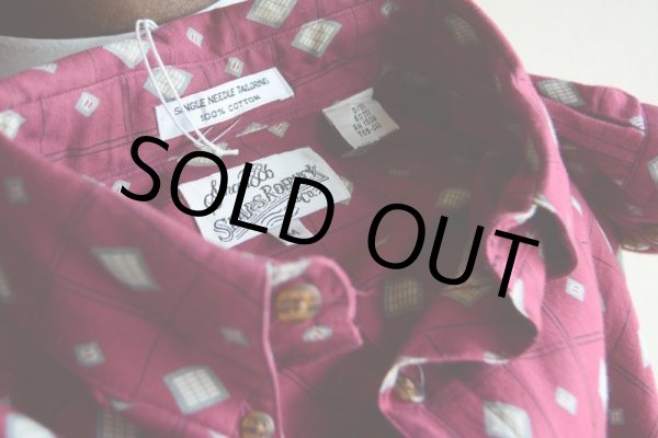 画像12: 1990s SEARS ROEBUCK 総柄BDシャツ  表記M  (12)