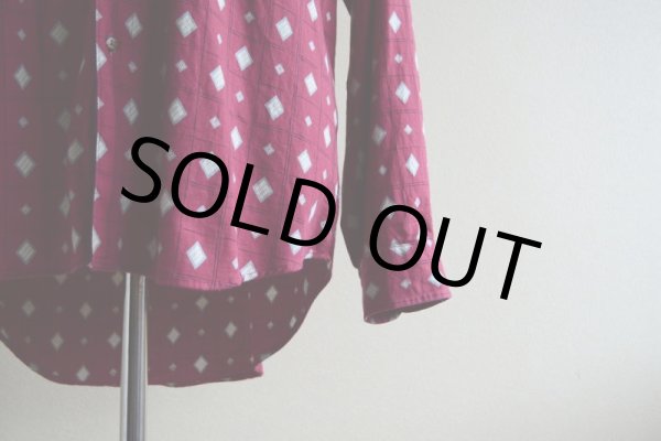 画像8: 1990s SEARS ROEBUCK 総柄BDシャツ  表記M  (8)