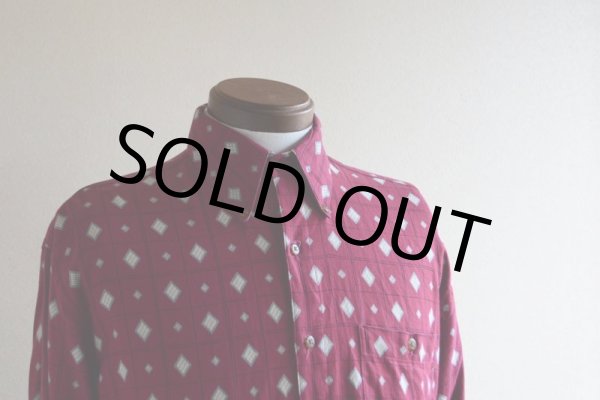 画像5: 1990s SEARS ROEBUCK 総柄BDシャツ  表記M  (5)