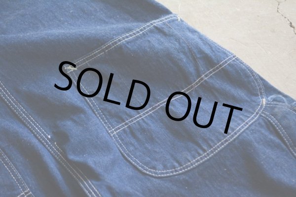 画像13: 1950s SANFORIZED デニムオーバーオール　 実寸W37  (13)