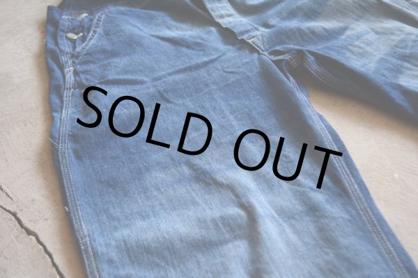 画像8: 1950s SANFORIZED デニムオーバーオール　 実寸W37  (8)