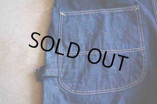 画像15: 1950s SANFORIZED デニムオーバーオール　 実寸W37  (15)