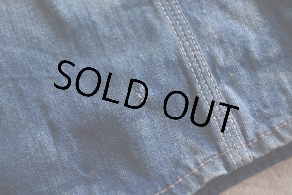 画像10: 1950s SANFORIZED デニムオーバーオール　 実寸W37  (10)