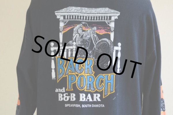 画像12: 1990s BACK PORCH AND B&B BAR L/S Tシャツ　 両袖・バックプリンあり　 表記M  (12)
