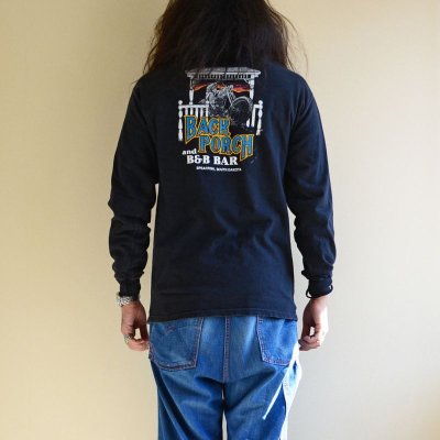 画像3: 1990s BACK PORCH AND B&B BAR L/S Tシャツ　 両袖・バックプリンあり　 表記M 