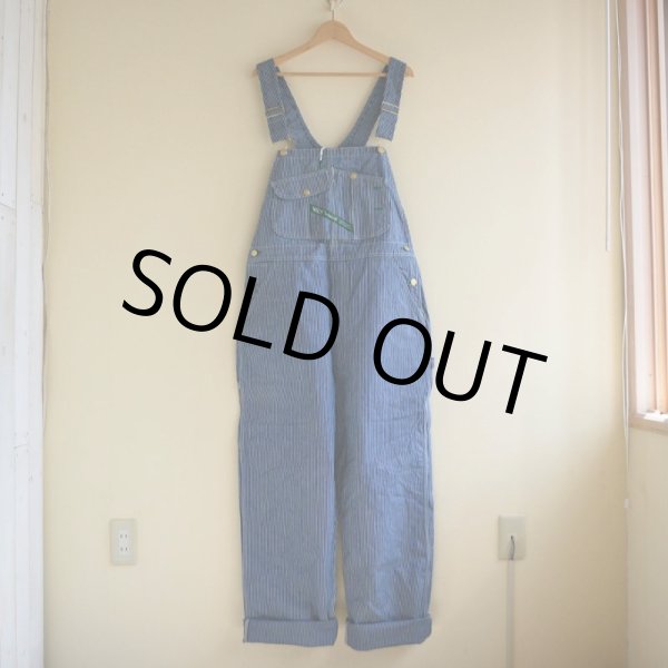 画像2: 1990s KEY Imperial ヒッコリーオーバーオール　 表記w38  (2)