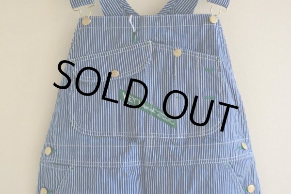 画像4: 1990s KEY Imperial ヒッコリーオーバーオール　 表記w38  (4)