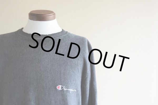 画像5: 1990s Champion リバースウィーブスウェット　 BLACK　 表記L  (5)